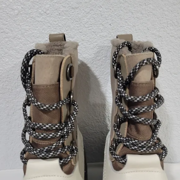 rag &amp; bone Suede Rubber-Foot Shearling-Lined Winter Boots | New | $495 | Sz EU39