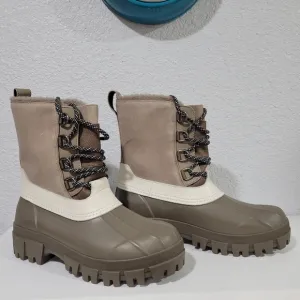rag &amp; bone Suede Rubber-Foot Shearling-Lined Winter Boots | New | $495 | Sz EU39