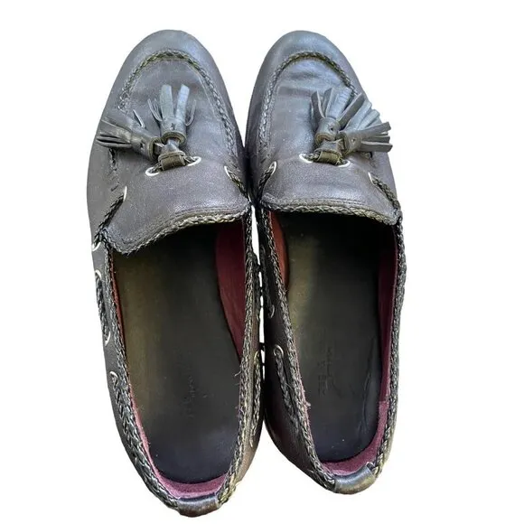 Rag and Bone McKenzie Oxford Loafers Slip On Leather Platform Stylish Women’s 8