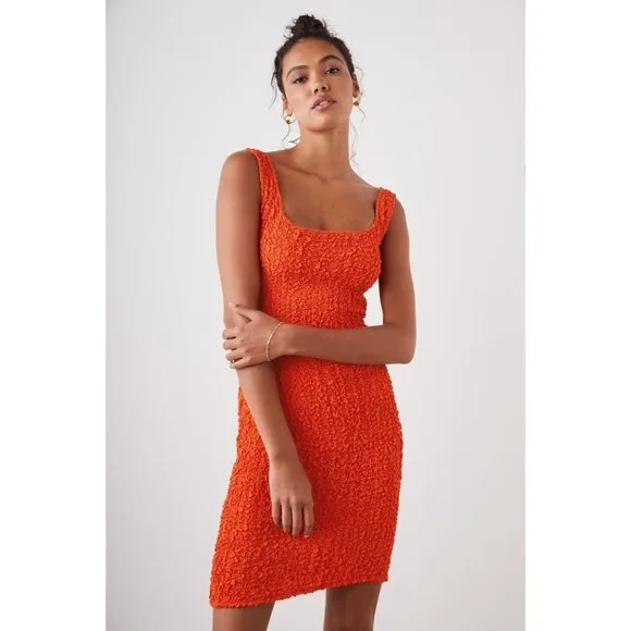 RAILS Julie Dress MINI CHERY RED SIZE S