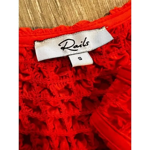 RAILS Julie Dress MINI CHERY RED SIZE S
