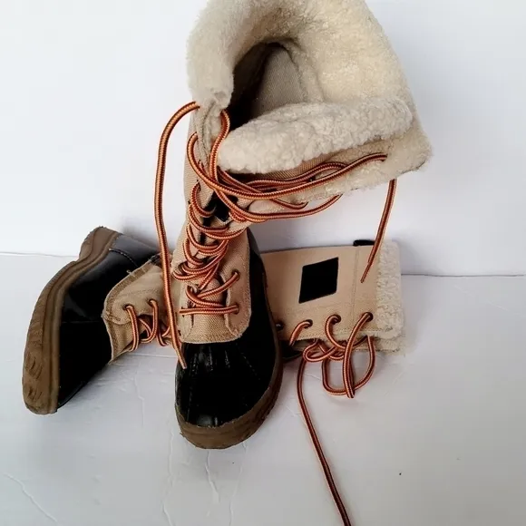 Ralph Lauren Shearling lave up Boots​​​​​​​​​​​​​