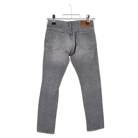 Ralph Lauren Straight Jeans in Grey Cotton Denim