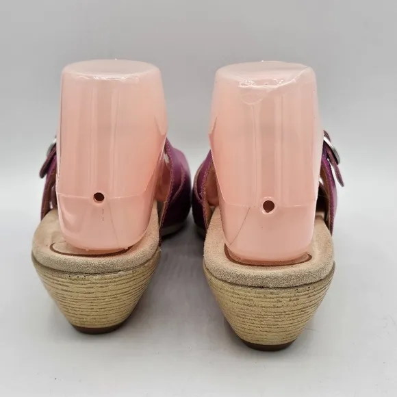 Rare Dansko Lottie Dress Sandals size 38 US size 7.5 / 8 w/ 1.5&quot; heel