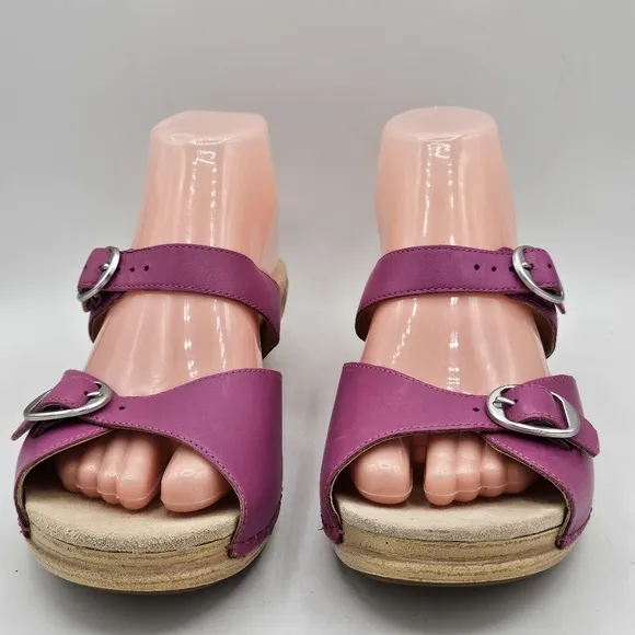Rare Dansko Lottie Dress Sandals size 38 US size 7.5 / 8 w/ 1.5&quot; heel