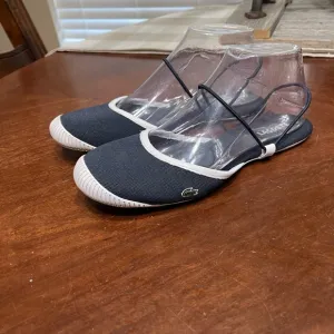 RARE Lacoste lunata Summer Sandals 6.5 Izod flats