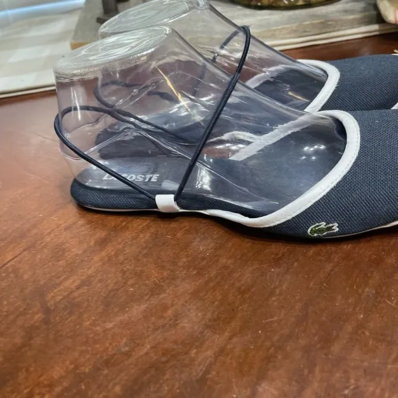 RARE Lacoste lunata Summer Sandals 6.5 Izod flats