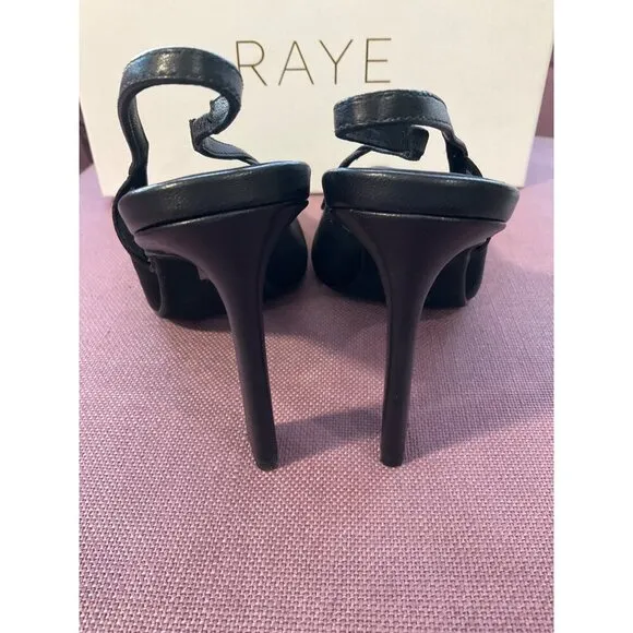 RAYE Vaneau Slingback in Black 9 with box Womens High Heels