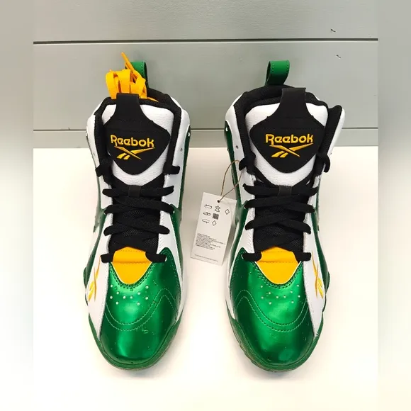 Reebok Hurrikaze 2 Shawn Kemp Make It Rain GZ1566 Basketball Sneakers sz Men's 9