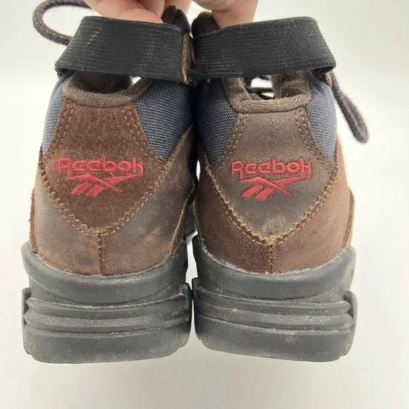 Reebok Outdoor Mid Heavy Duty Hiking Boots Brown Leather Women’s 8.5