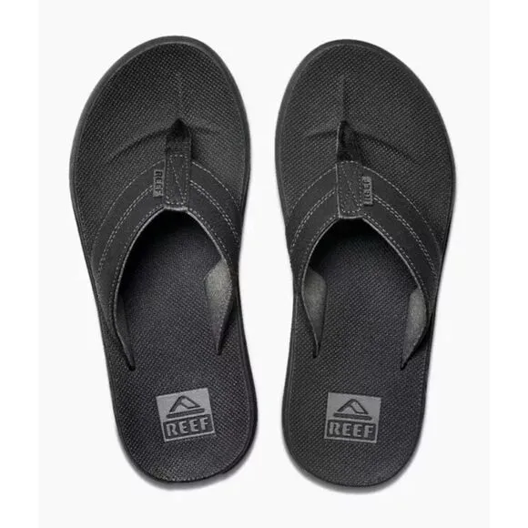 Reef &quot;ELEMENT TQT&quot; Men Sandals (Black) &quot;Bottle Opener&quot; Flip Flops Size 10 NEW