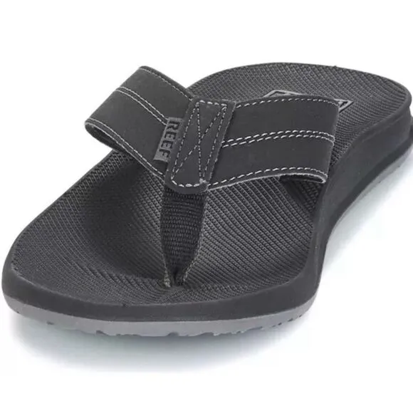 Reef &quot;ELEMENT TQT&quot; Men Sandals (Black) &quot;Bottle Opener&quot; Flip Flops Size 10 NEW