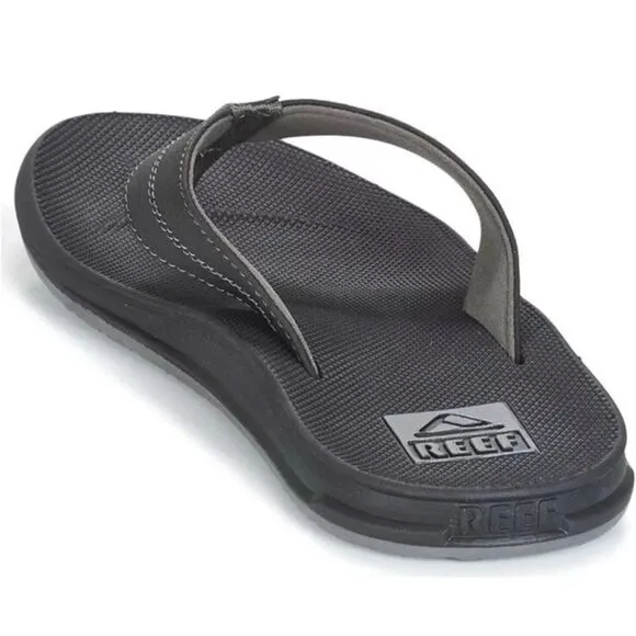 Reef &quot;ELEMENT TQT&quot; Men Sandals (Black) &quot;Bottle Opener&quot; Flip Flops Size 10 NEW