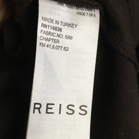 REISS BARON MERCERISED JERSEY BUTTON DOWN SHIRT IN BROWN Size  XS