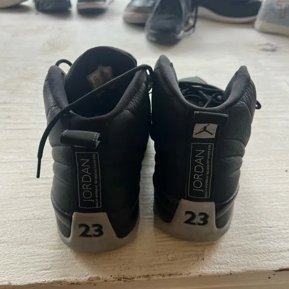Retro 12 Baron Air Jordan Nike grey and black