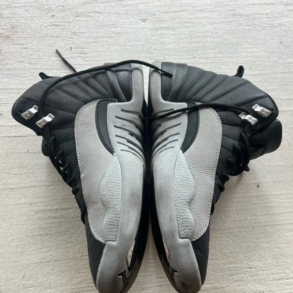 Retro 12 Baron Air Jordan Nike grey and black