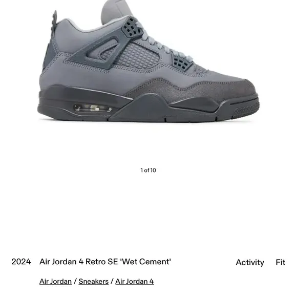 Retro Jordan 4 SE