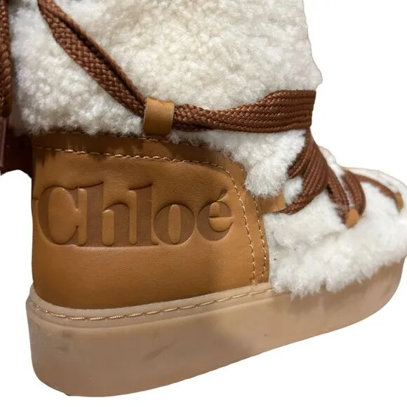REVOLVE SEE BY CHLOÉ Charlee shearling ankle boots