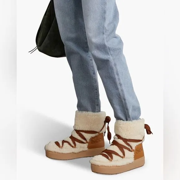 REVOLVE SEE BY CHLOÉ Charlee shearling ankle boots