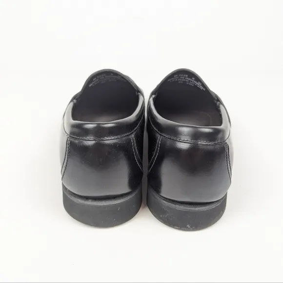 Rockport Black Logan Leather Penny Loafers Size 9