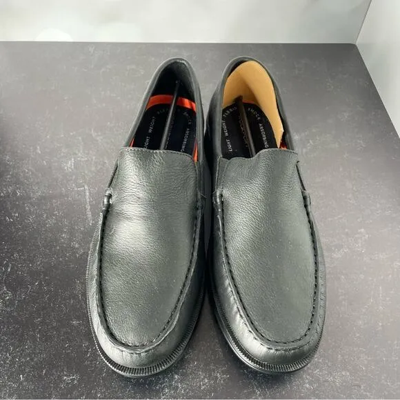 ROCKPORT Men's Palmer Venetian Loafer Shoes Black Sz 10.5