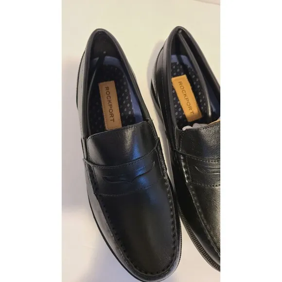 Rockport Mens‎ Preston Penny Loafers Black