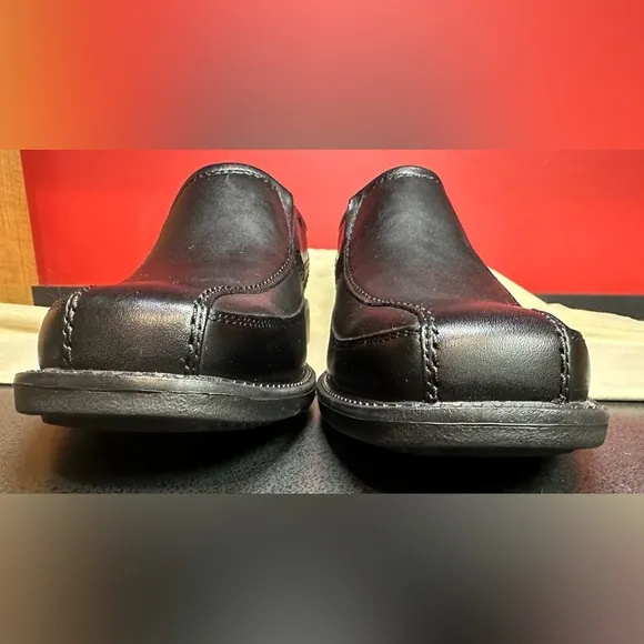 Rockport Walkability Black Leather Men’s Slip On Square Toe Loafers Size 11.5