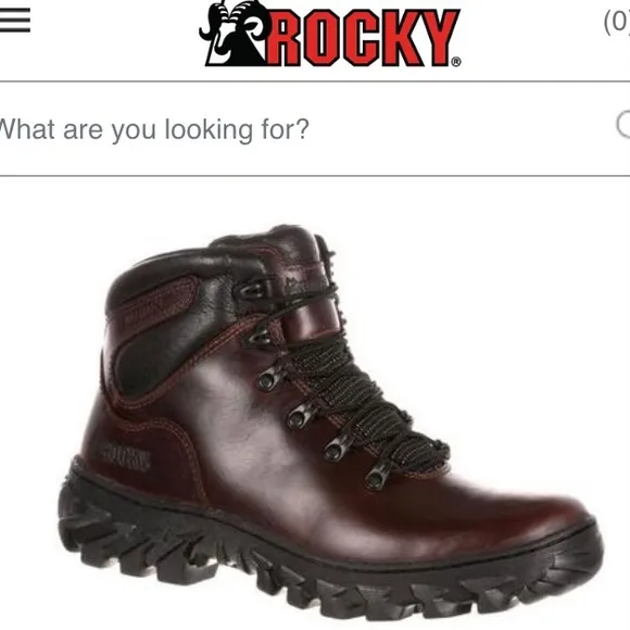 Rocky waterproof hiking boots size 4