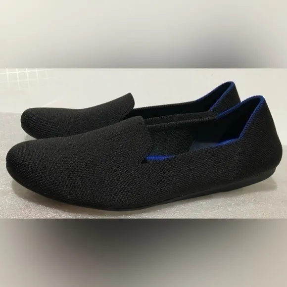 Rothy’s Black Knit Loafers Chic Slip On Ballet