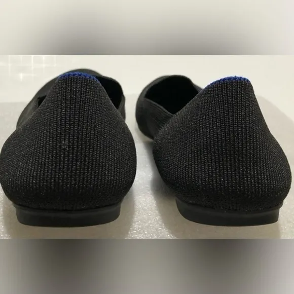 Rothy’s Black Knit Loafers Chic Slip On Ballet