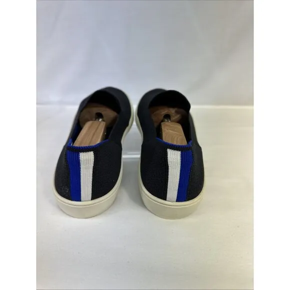 Rothy's Black Slip On Knit Casual Comfort Sneakers Size 10