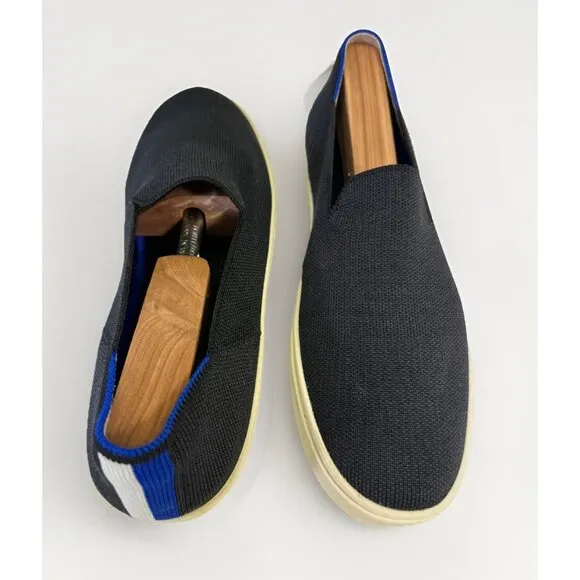 Rothy's Black Slip On Knit Casual Comfort Sneakers Size 10