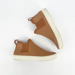 Rothy's Chelsea Ankle Boot Sneakers Fawn Knit Casual Size 8