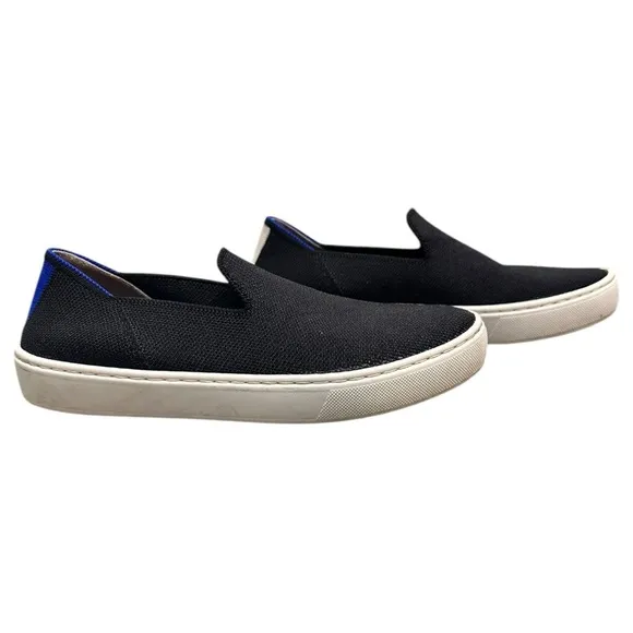 Rothy's Original Slip On Sneaker Womens Black Comfort Shoe, Sz 6