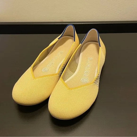 ROTHY'S Rounded Toe Flats in Sunshine