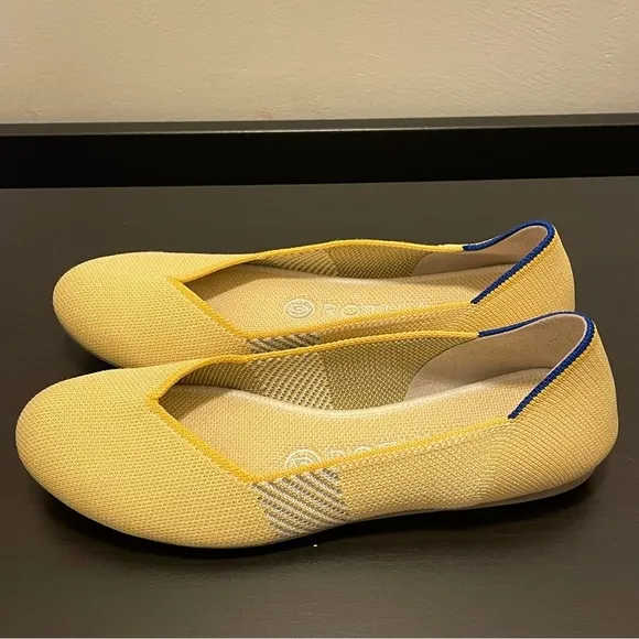 ROTHY'S Rounded Toe Flats in Sunshine