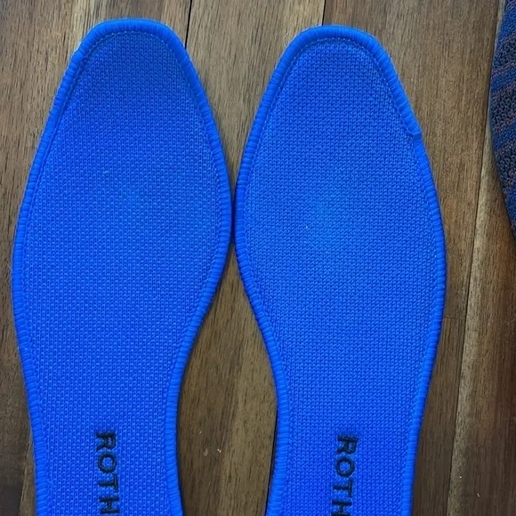 Rothy’s sapphire zebra flats