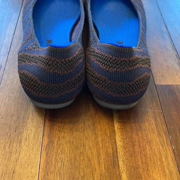 Rothy’s sapphire zebra flats