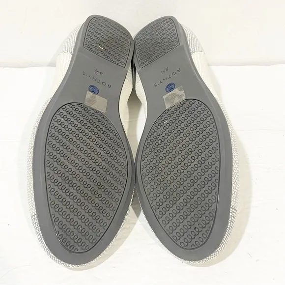 Rothy’s Size 8.5 Grey Multi Shade Round Toe Knit Ballet Flats