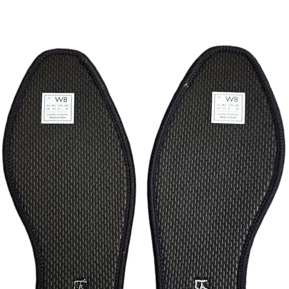 Rothy's Square Toe Tuxedo Knit Woven Ballet Flats $129 Size 8