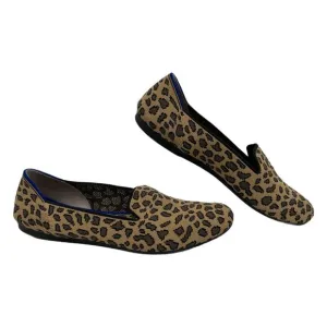 Rothy's Tan Black Cheetah Print Flats | Size 7.5