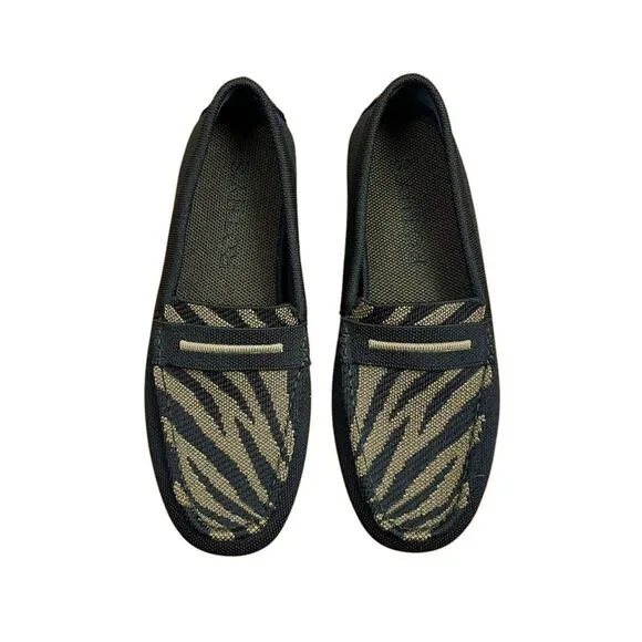 Rothy’s The Driver Loafers Dark Zebra Gym Outsoles Comfort Shoes Size 9.5