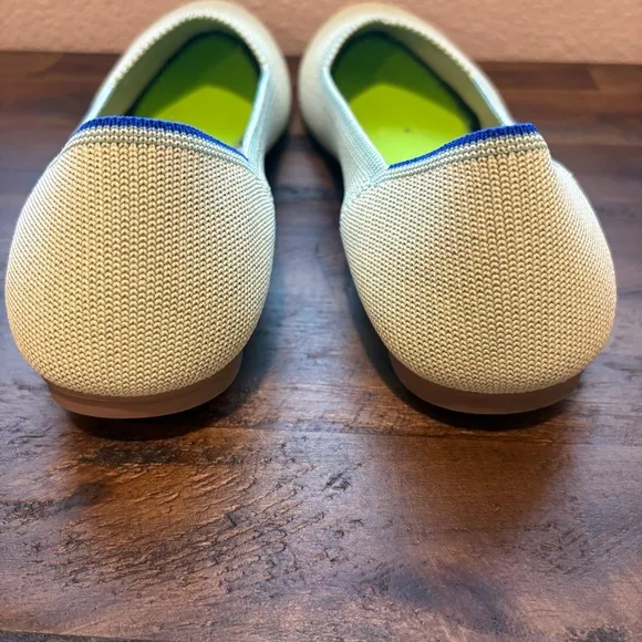 Rothy's The Flat in Mint Green Women's 10.5 MISSING INSOLES Excellent Condition