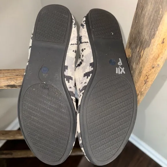 Rothy’s The Flat Original Gray Geometric Camo Flat Slip On Size 9