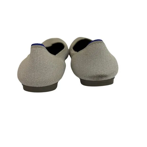 Rothy's The Flat Round Toe Ballet Flat Shoes -Retired Flax Birdseye-Women's Sz 8