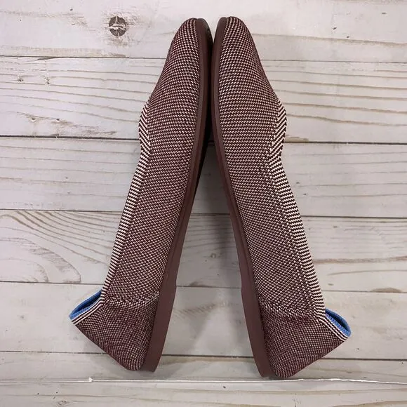 Rothy's The Flats Round Toe Plum Birdseye Women Size 8.5 Retired Slip On