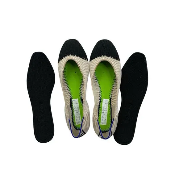 Rothy’s The Loafer Camel Captoe Women’s Size 7 Multicolored