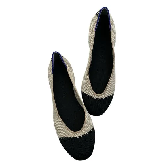 Rothy’s The Loafer Camel Captoe Women’s Size 7 Multicolored