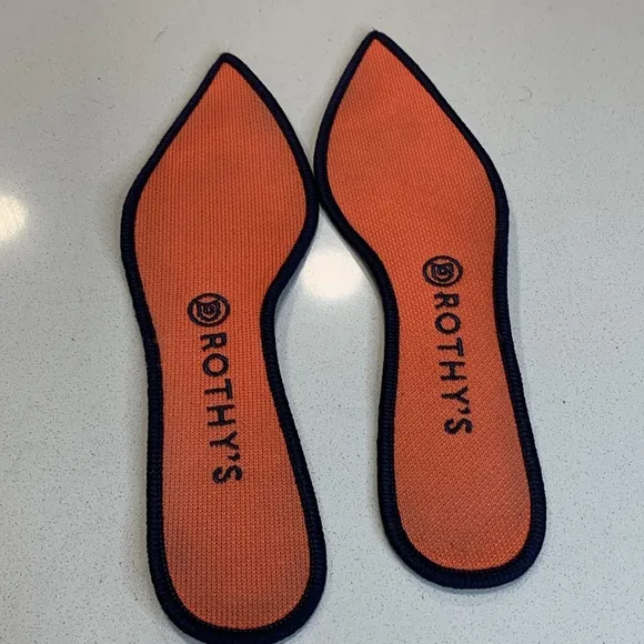 Rothy’s | The OG Point Flats In Persimmon Orange Size 9.5