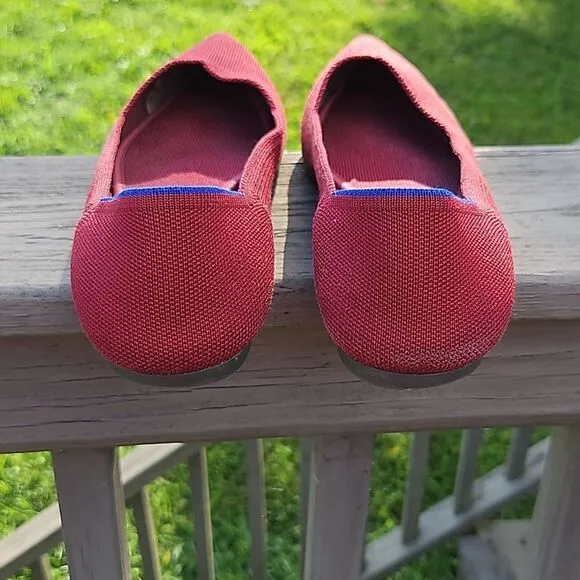 Rothy's The Point Maroon flats size 10.5